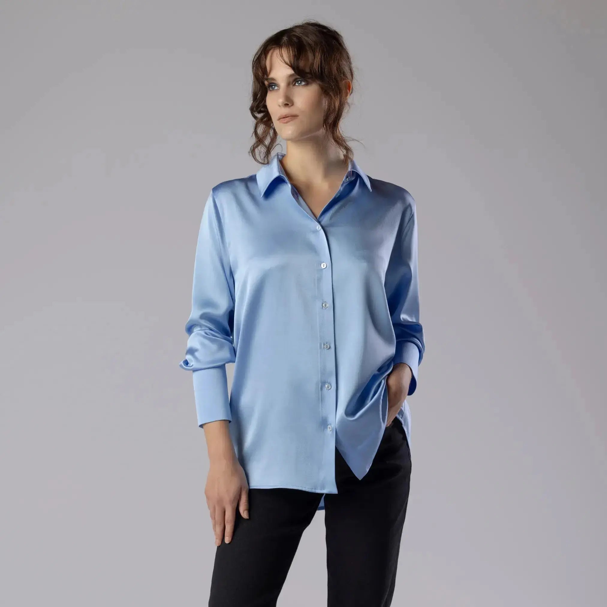 Chemisier Bleu Moda di Christine