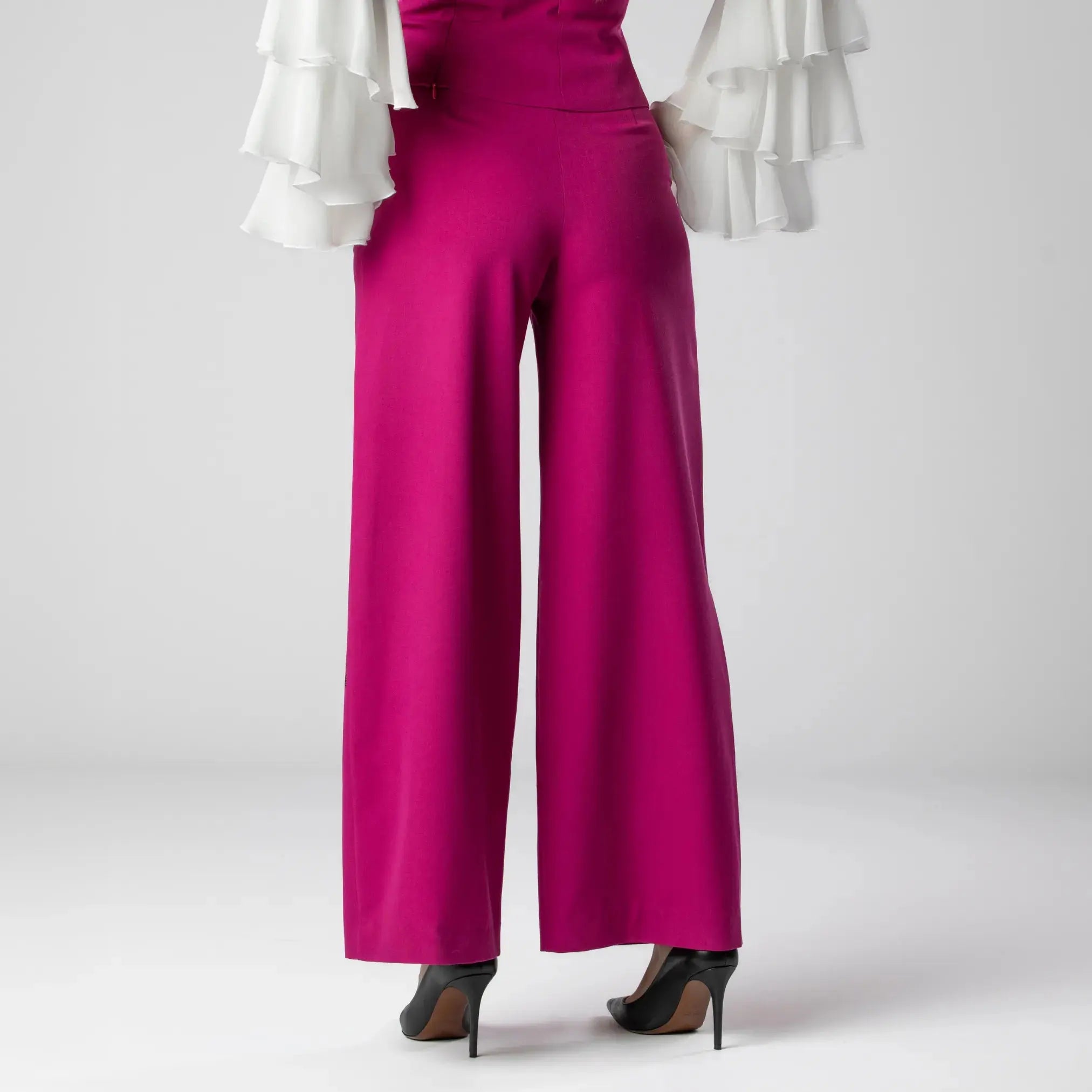 Pantalon Éclat Orchidée Fuchsia Moda di Christine