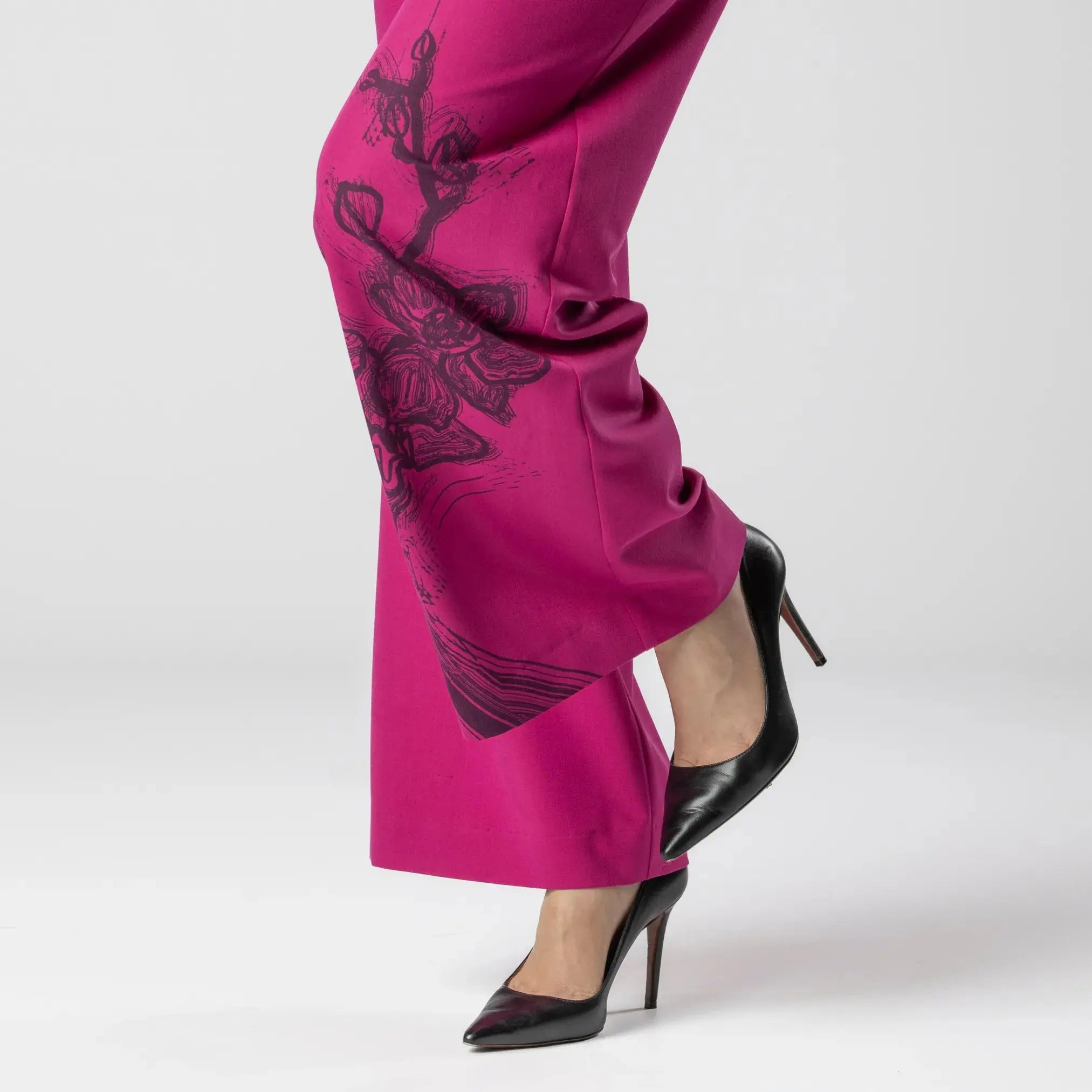 Pantalon Éclat Orchidée Fuchsia Moda di Christine
