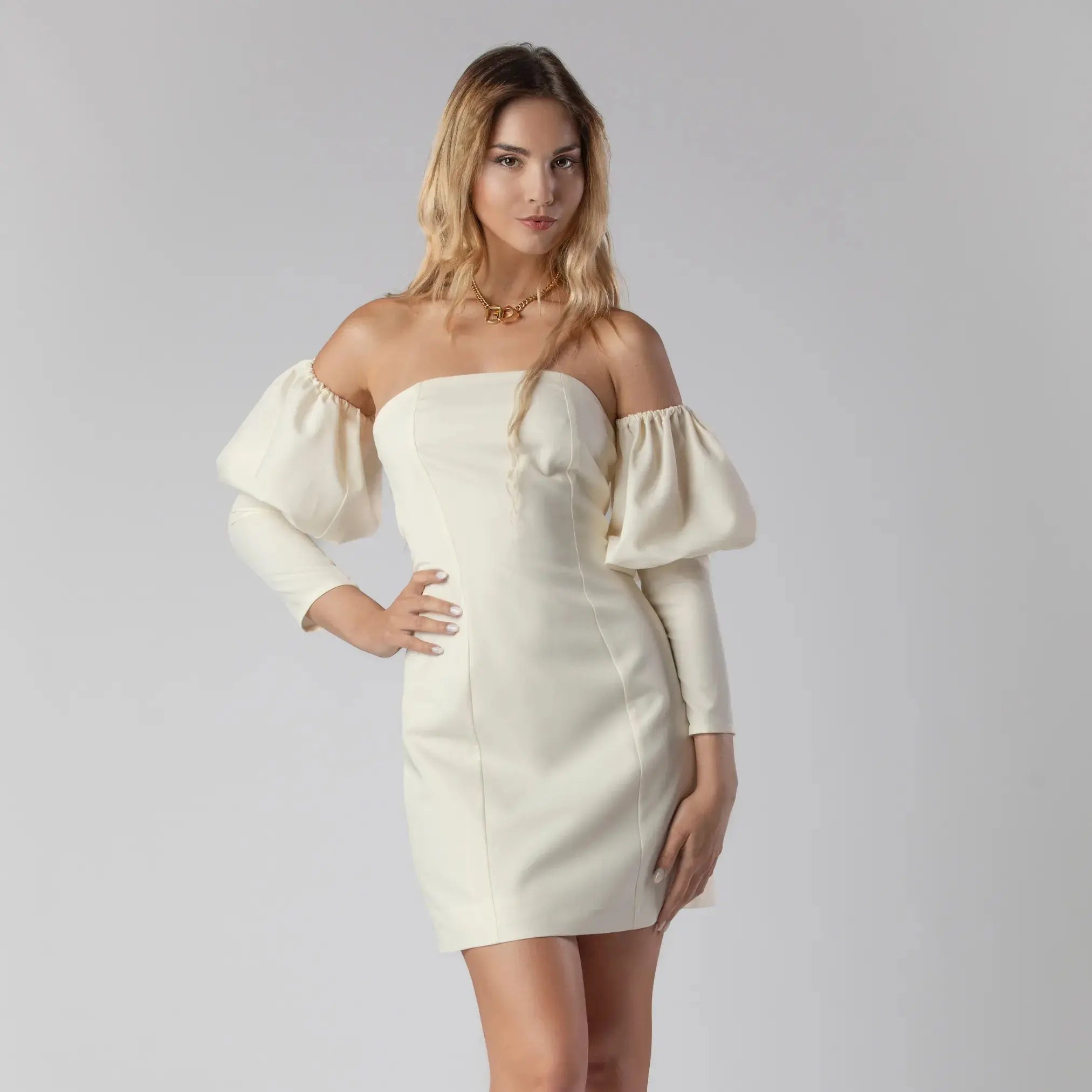 Robe Nuage Blanche Moda di Christine