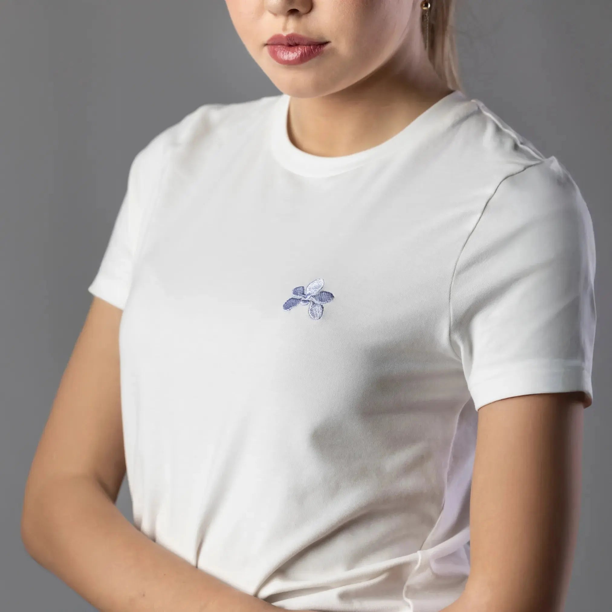 Tee-Shirt Blanc Manches Courtes Moda di Christine