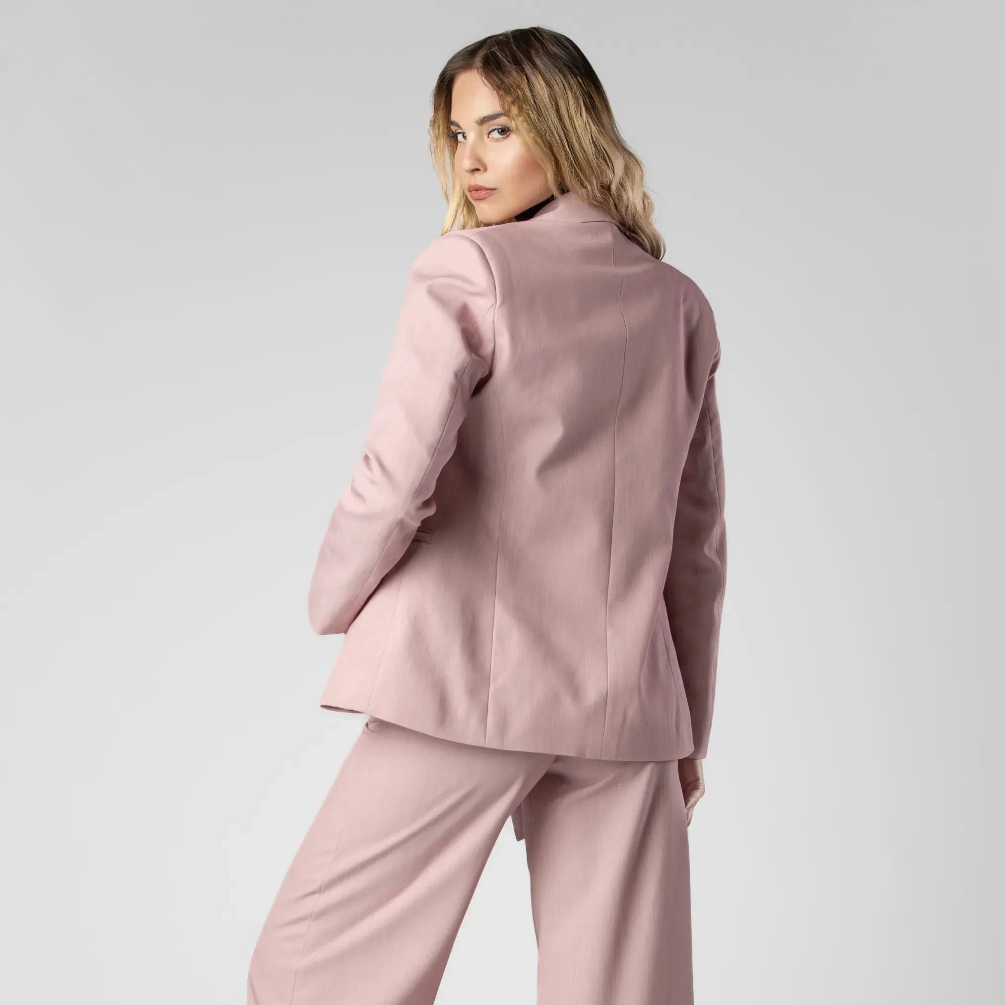 Veste Déstructurée Rose Éclat Orchidée Moda di Christine