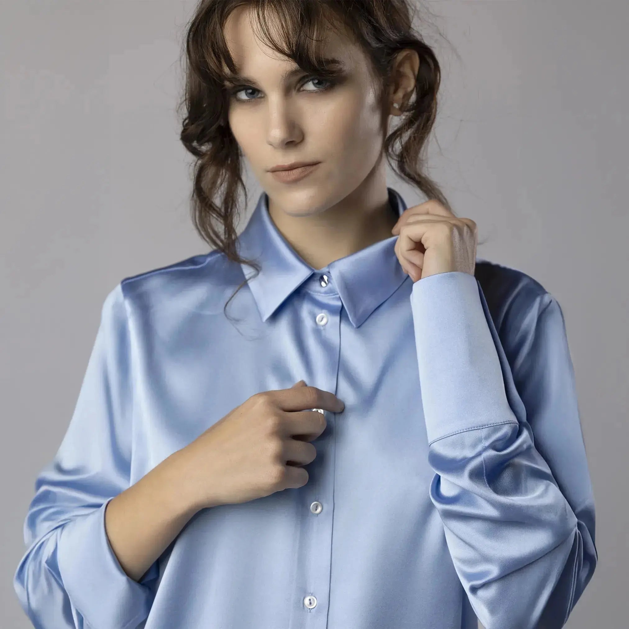 Chemisier Bleu Moda di Christine